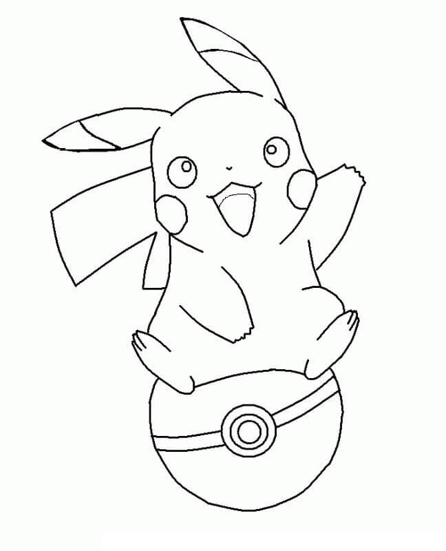 Pikachu para colorir: desenhos para pintar e imprimir - Artesanato