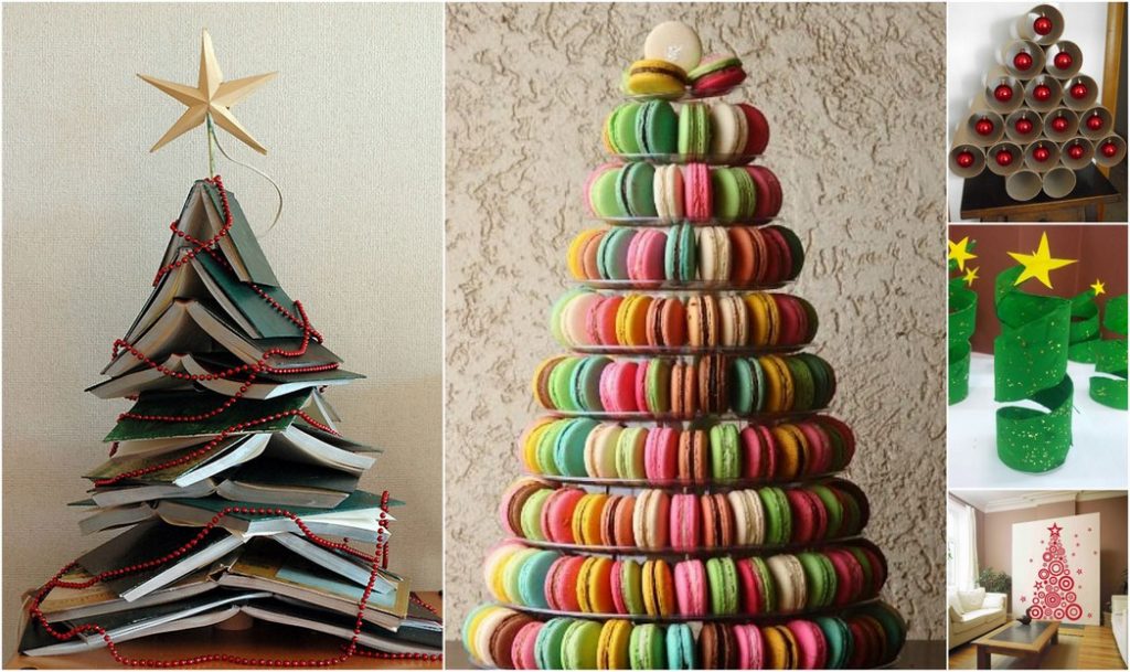 50 Modelos de Árvores de Natal Criativas para fazer em Casa com Objetos Inusitados