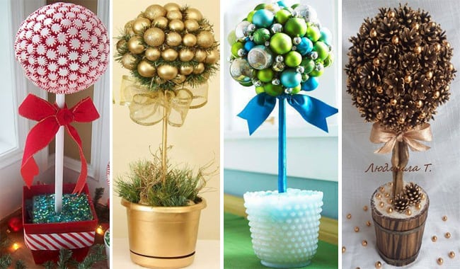 21 Modelos de Mini-Árvores de Natal Maravilhosas para Você Fazer na sua Casa