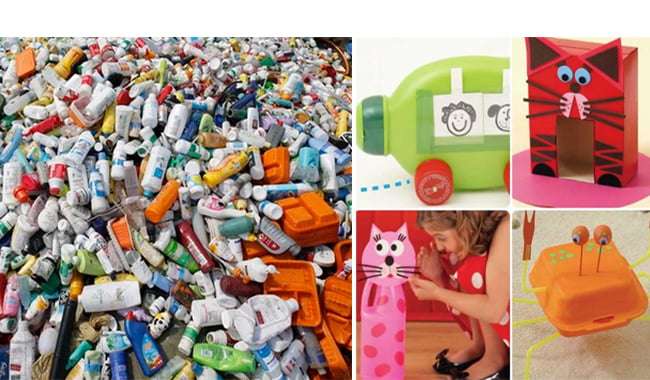 Brinquedos Reciclados – Criativos e educativos em vários materiais