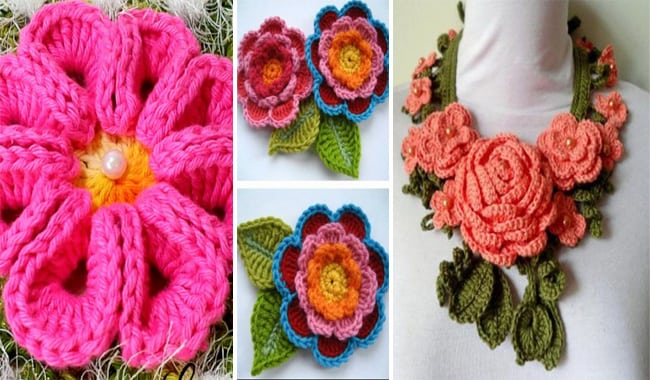 Que tal aprender a Técnica da Flor de Crochê Enrolada imperdível ?