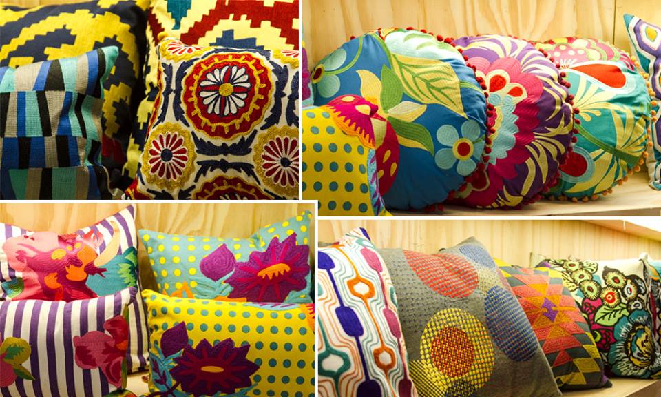 Almofadas Decorativas para sofá e quarto em Tecido Chita Colorido