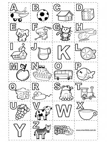Pode usar como alfabeto móvel para joguinhos e brincadeiras.