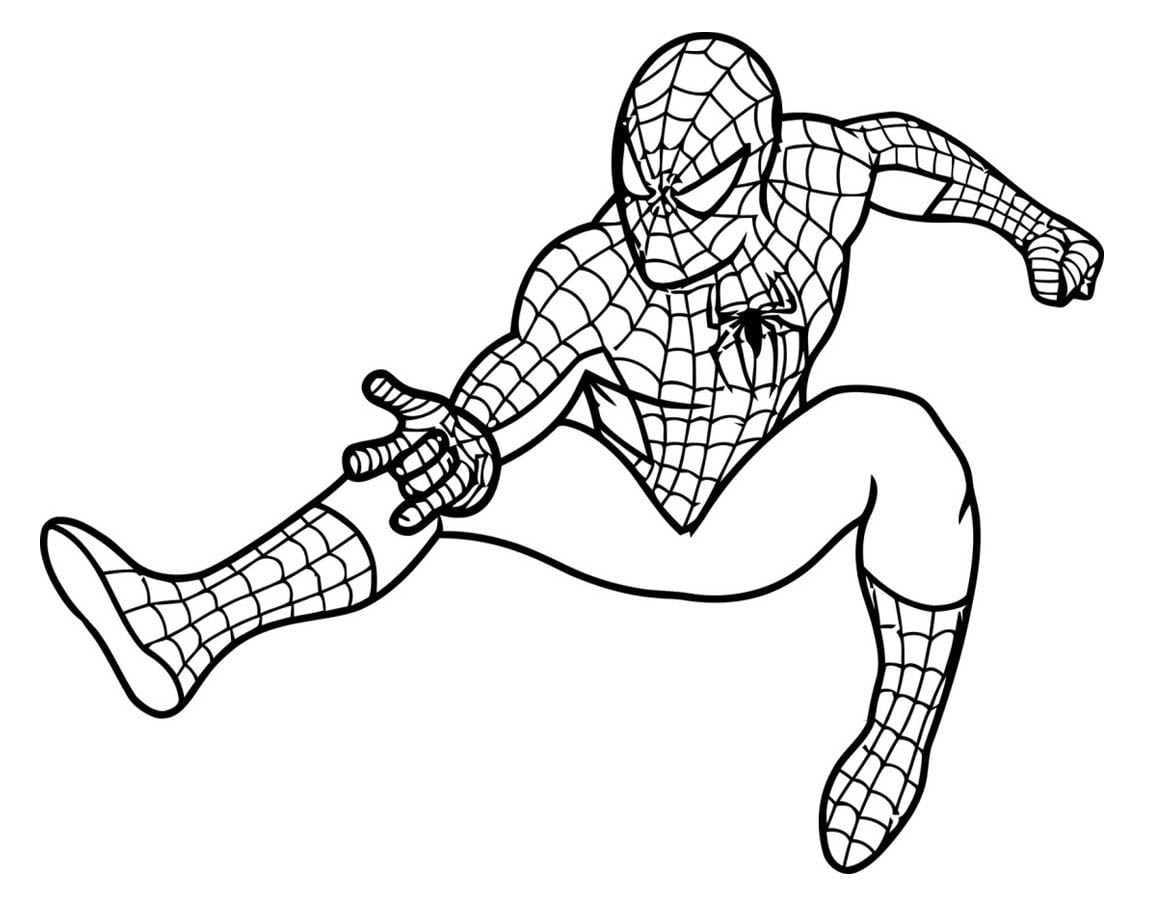 Desenhos para imprimir homem aranha
