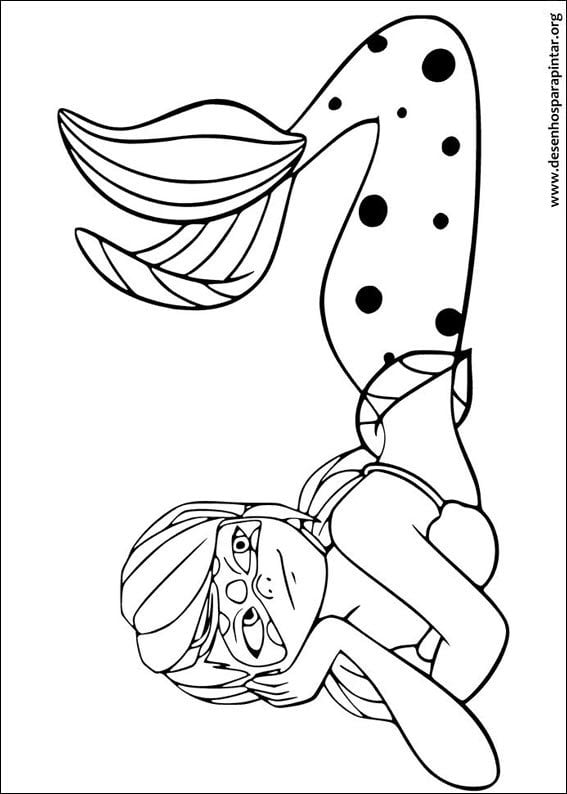 desenho de ladybug seriapara pintar personagem infantil imprimir e colorir