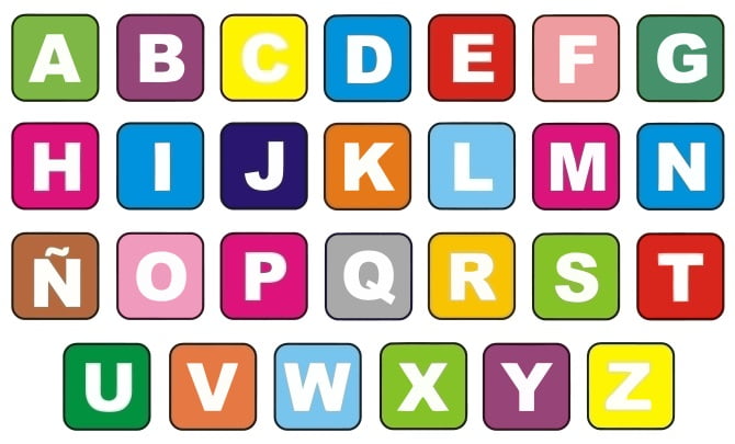 Moldes e imagens para recortar de letras do alfabeto completo.
