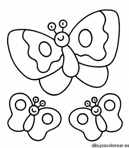 Desenho de borboleta colorir