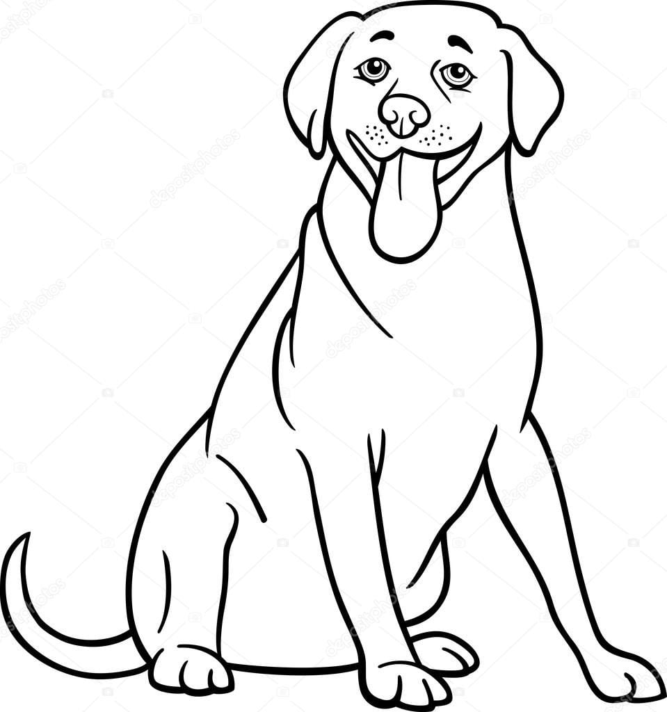 cachorro desenho para fazer atividades de colorir e artesanato