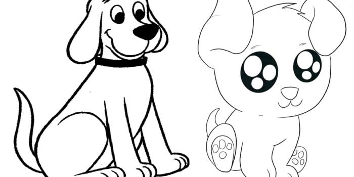 desenho de cachorro para colorir molde