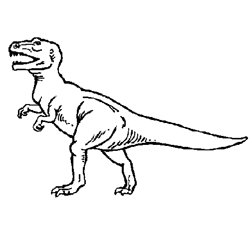 Desenho de dinossauro rex molde para artesanato