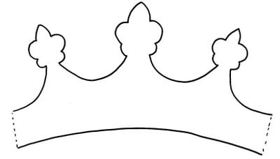 Molde de coroa de rei em eva