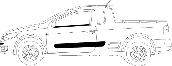 Desenho de carros pickup para colorir