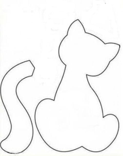 Molde de gato - foto de gatinho fofinho