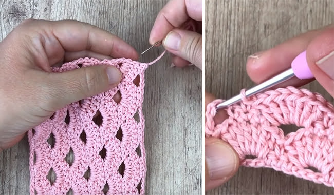 Como fazer Ponto Arcada de Crochê, Aprenda esse Bordado lindo