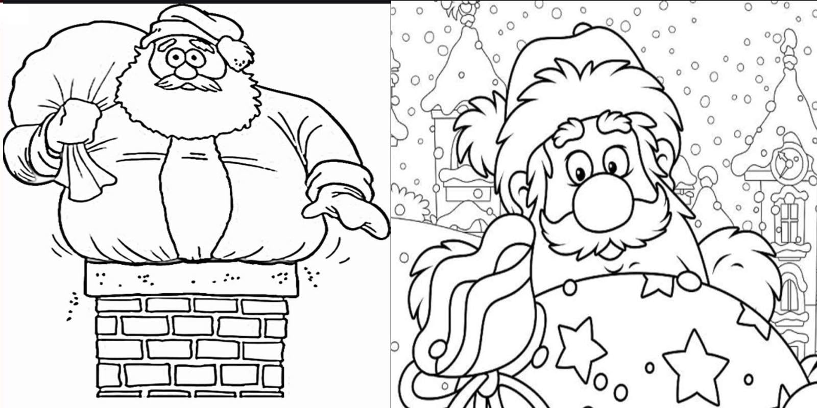 Desenhos de Natal para colorir – Imagens, moldes e fotos para Imprimir