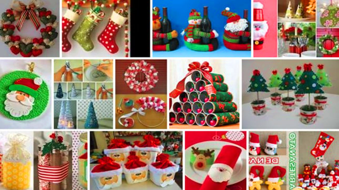 Decor de Natal artesanal usando material que você acha na sua casa