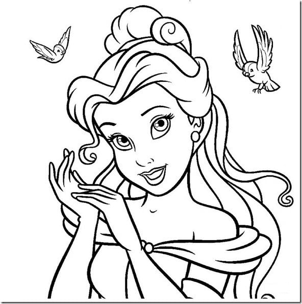 desenhos para colorir princesas