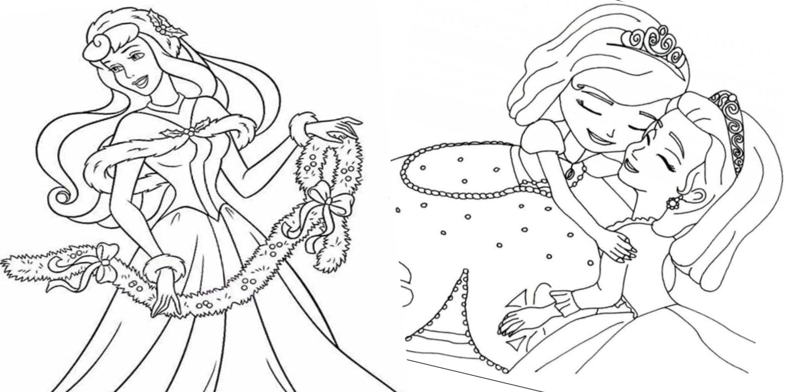 Desenho de Princesa para colorir – Imagem e Molde e para imprimir