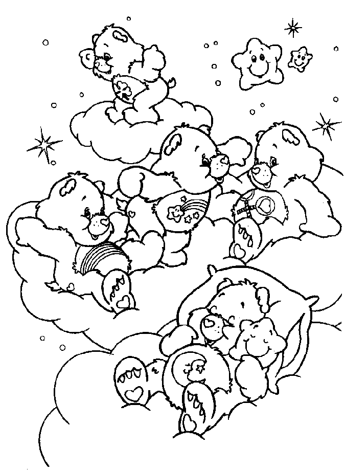 desenho do ursinhos carinhosos