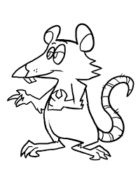 desenho do rato para imprimir