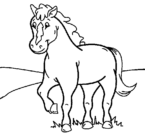 Desenho de cavalo para desenhar