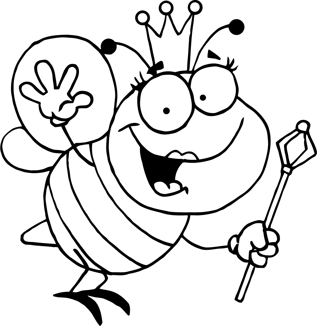 desenho de abelha para desenhar e colorir