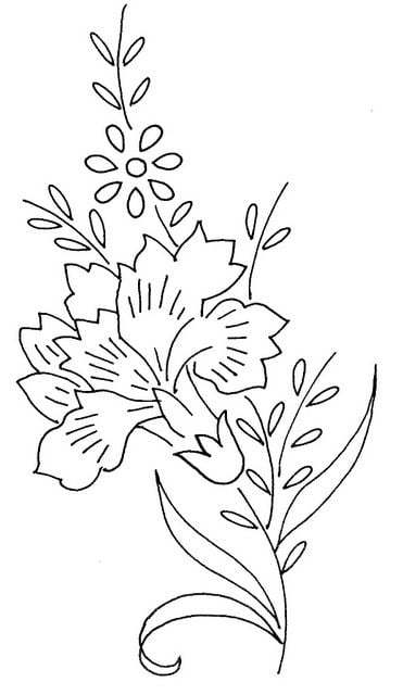 imagem de flor de azaleia para desenhar