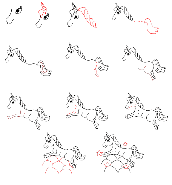 Desenhos para imprimir unicornio