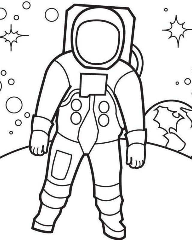 Космонавт поэтапно для детей. Космонавт раскраска для детей. Космос раскраска для детей. Раскраска. В космосе.