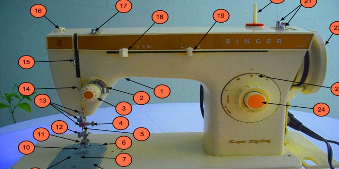 dicas de costura funções da maquina de costura