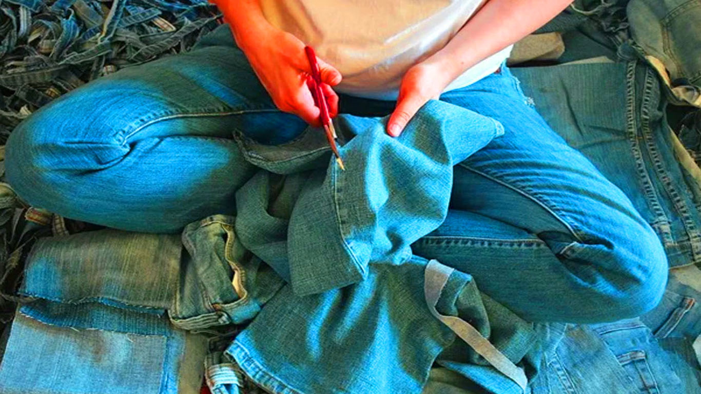 As melhores utilidades para descartar, de forma útil, o jeans e você nem pensou nisso – reciclagem e crochê