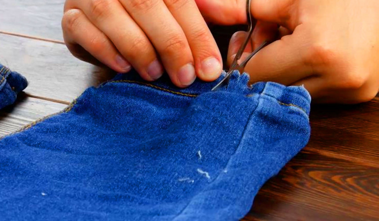 Combinamos restinhos de tecido jeans e renda fina para fazer coisas incríveis – costura e crochê