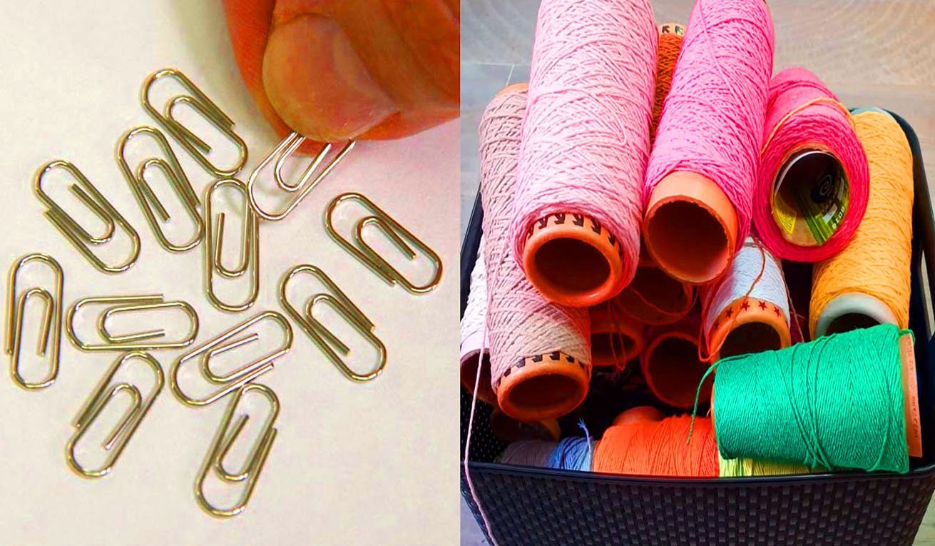 Geniais ideias com clipes e barbantinhos de crochê no artesanato diversificado