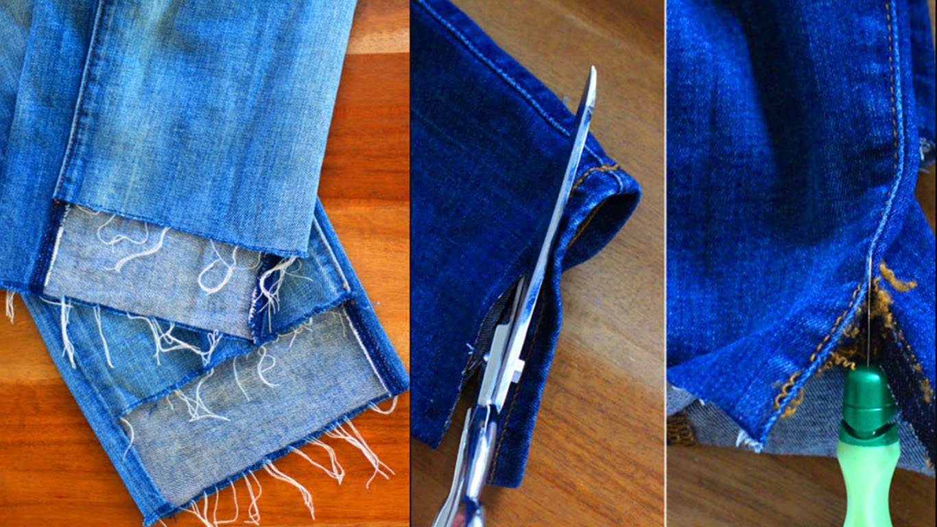 Incrível o que se consegue fazer com com tecido jeans denim antes de descartá-lo – artesanato com crochê