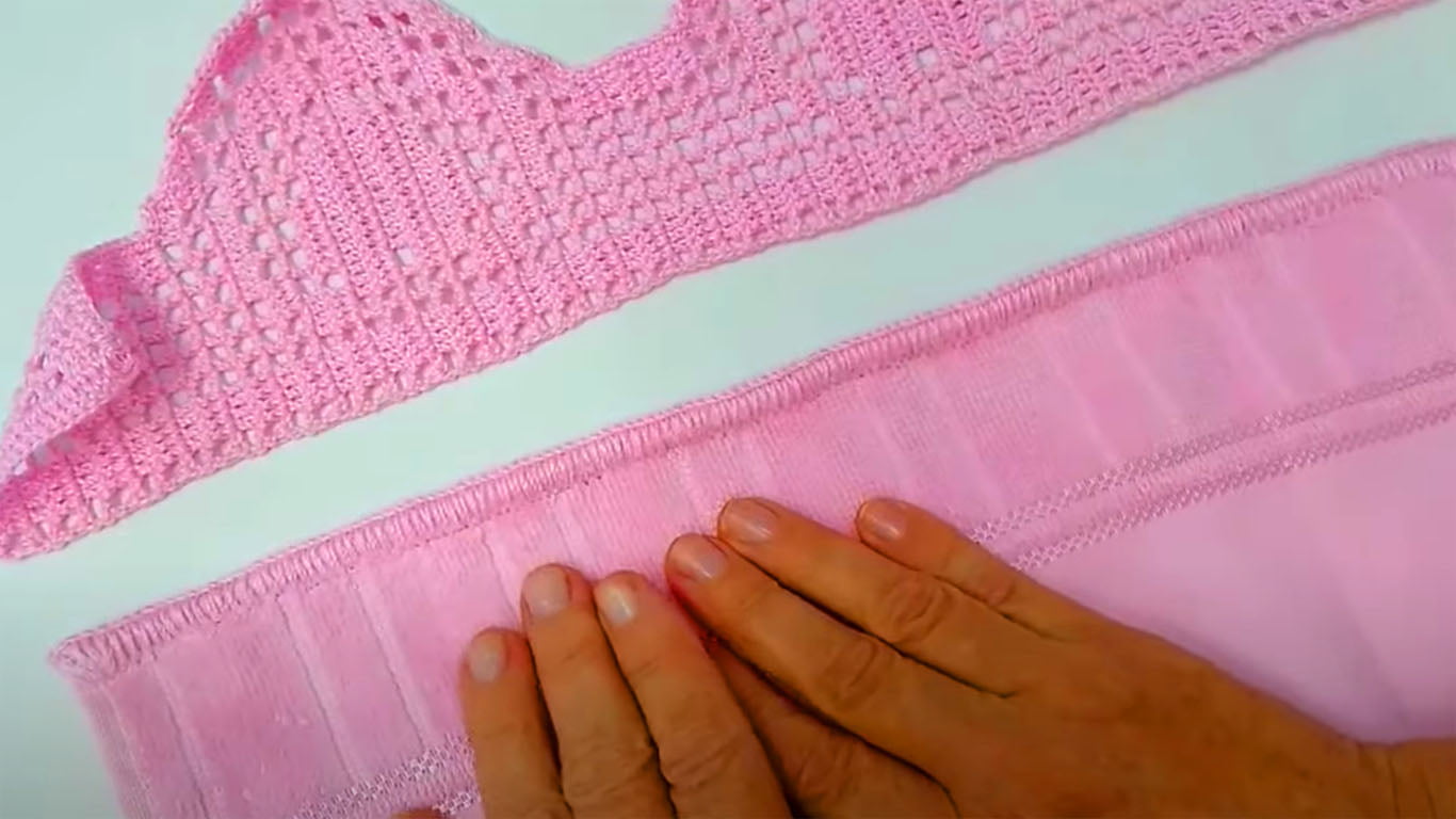 Como pregar bicos de crochê em toalhas grandes de forma correta, conheça o passo a passo