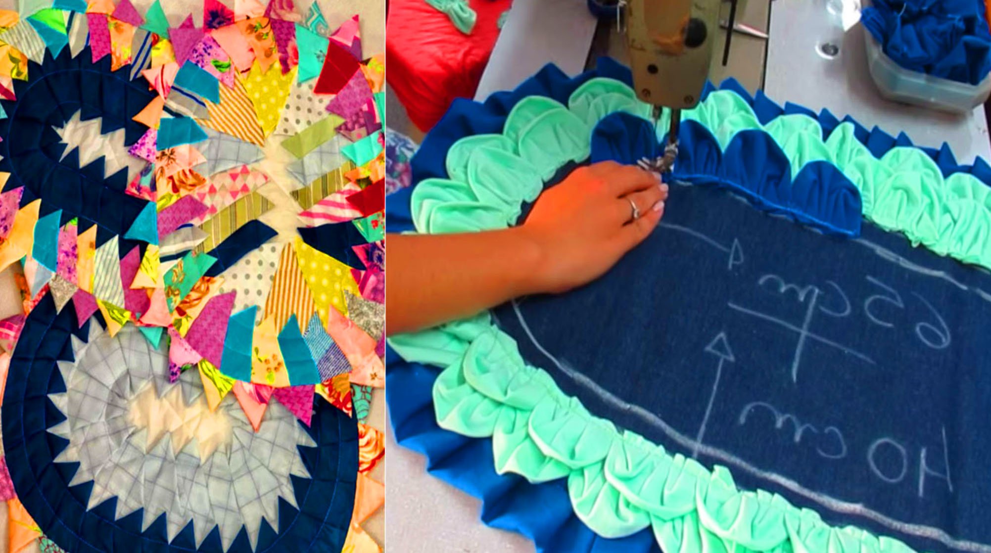 Aprenda como costurar o Retalhete, o famoso tapetinho de retalhos de forma que você nunca viu – artesanato e crochê