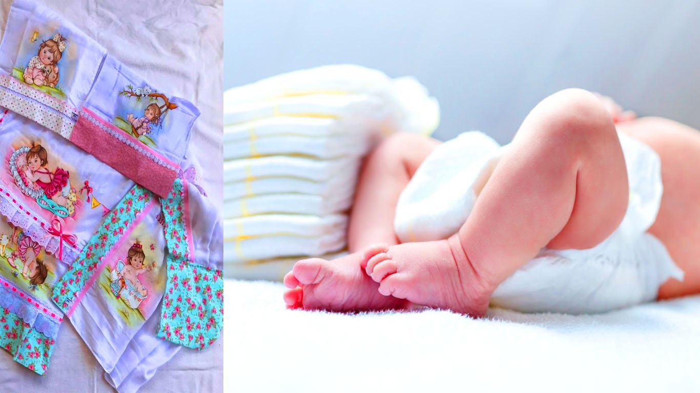 Fralda para bebê prós e contras do uso para sua criança e como fazer fralda de passeio