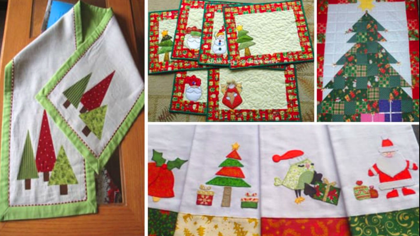 Decore seu Natal com trabalhos em patchwork e arrase na decoração alegre e diferente