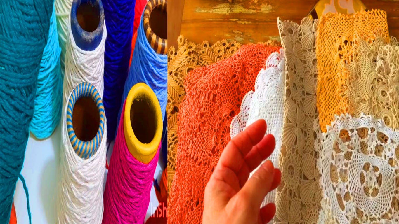 Ajudamos você com lindas ideias para decorar a casa com toalhinhas de crochê