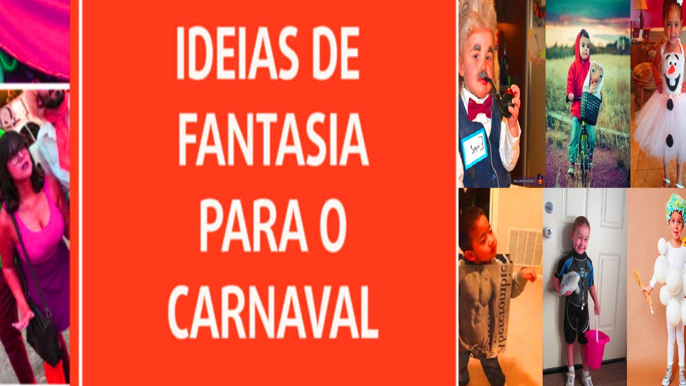 Fantasias de Carnaval criativas 2023 (atualizado) infantil, masculina e feminina