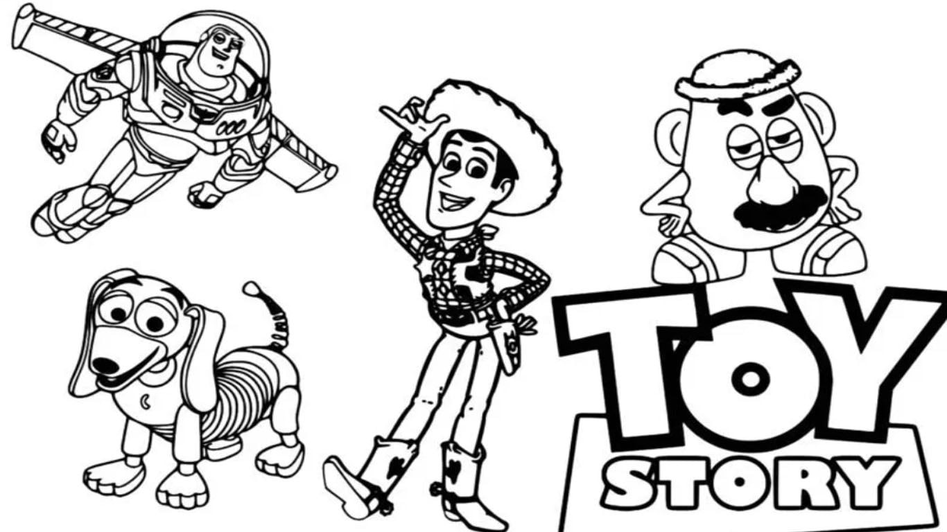 Toy Story para colorir e desenhos para imprimir