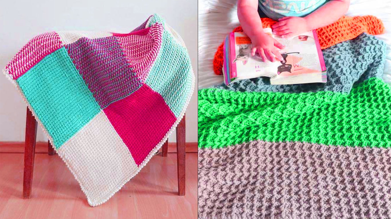 Descubra o que é o crochê tunisiano e aprenda a fazer uma linda manta, com passo a passo
