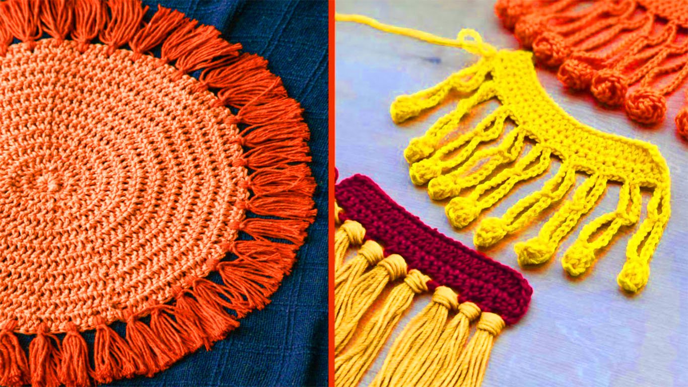 5 modelos de franjas de crochê diferentes para nunca mais errar em suas aplicações