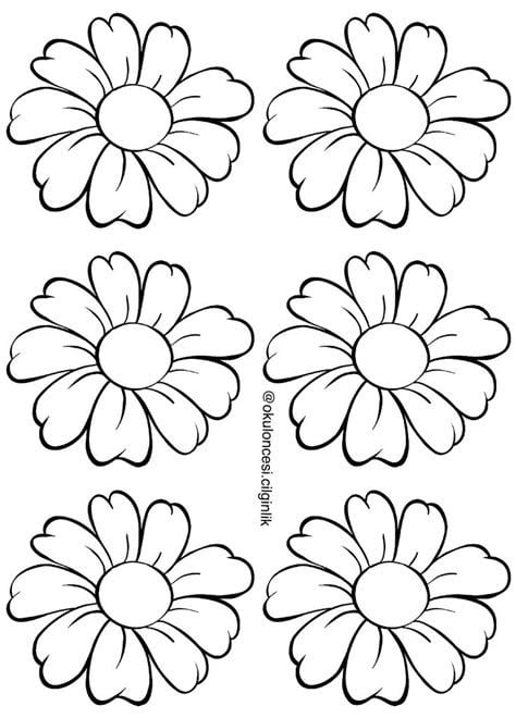 65 Molde de flores para imprimir e usar como desejar