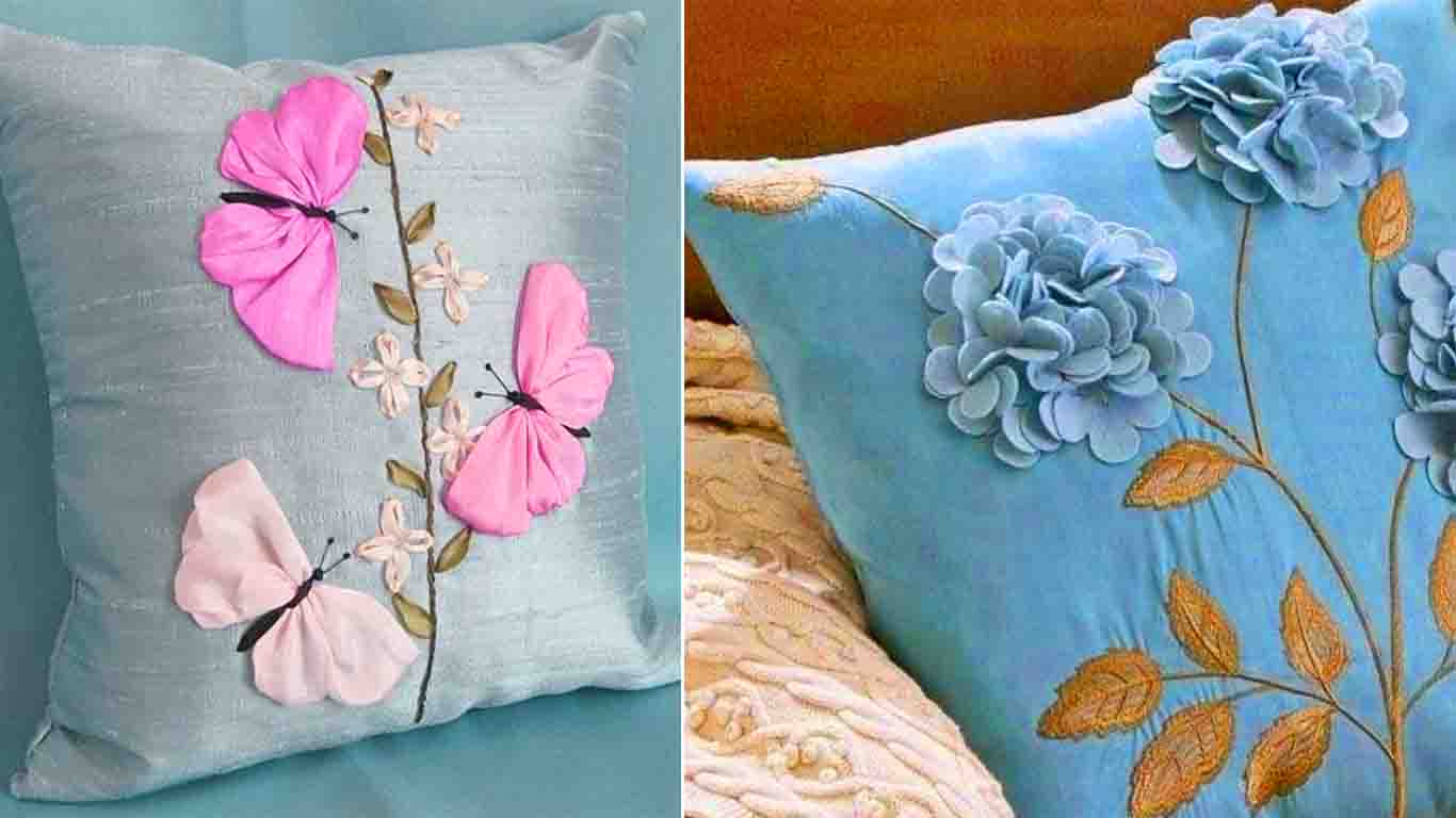 Capas de almofadas com flores – 51 modelos para deixar sua casa mais aconchegante