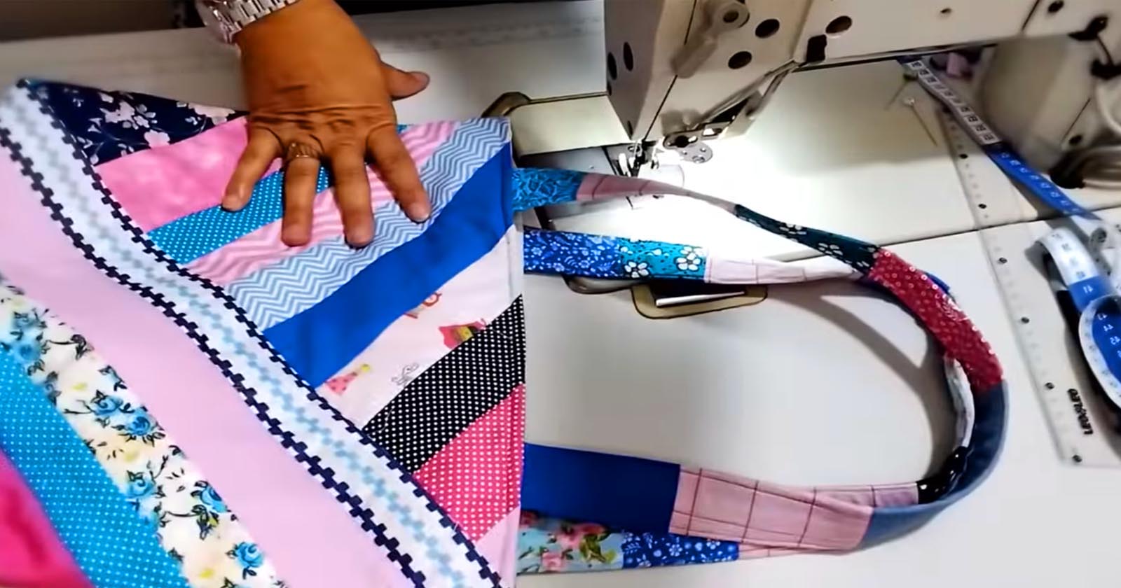 Bolsa de patchwork – aprenda como costurar essa peça tendência