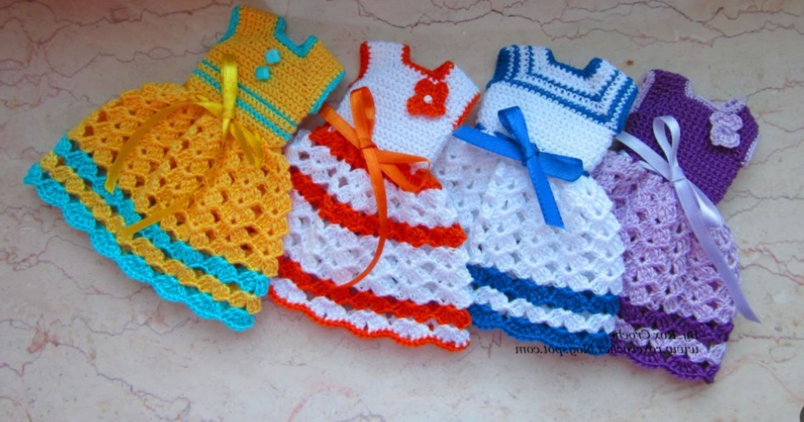6 sugestões interessantes de vestidinho de crochê para festa junina