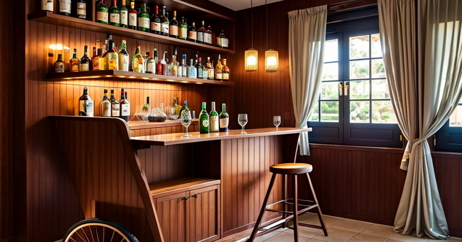 Carrinho de bar para sala – uma peça elegante com personalidade para decorar