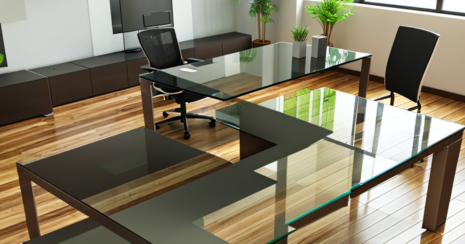 Mesa de vidro: Peça-chave na decoração de interiores com elegância e modernidade