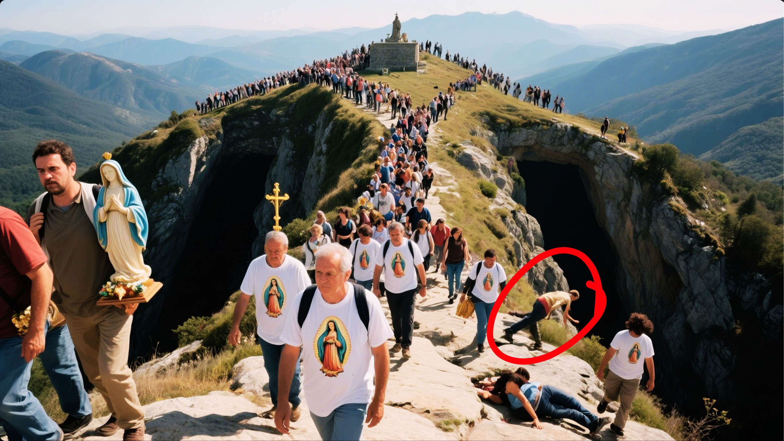 Nossa Senhora realiza milagre em peregrinação